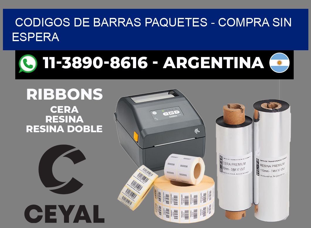 codigos de barras paquetes - Compra sin espera