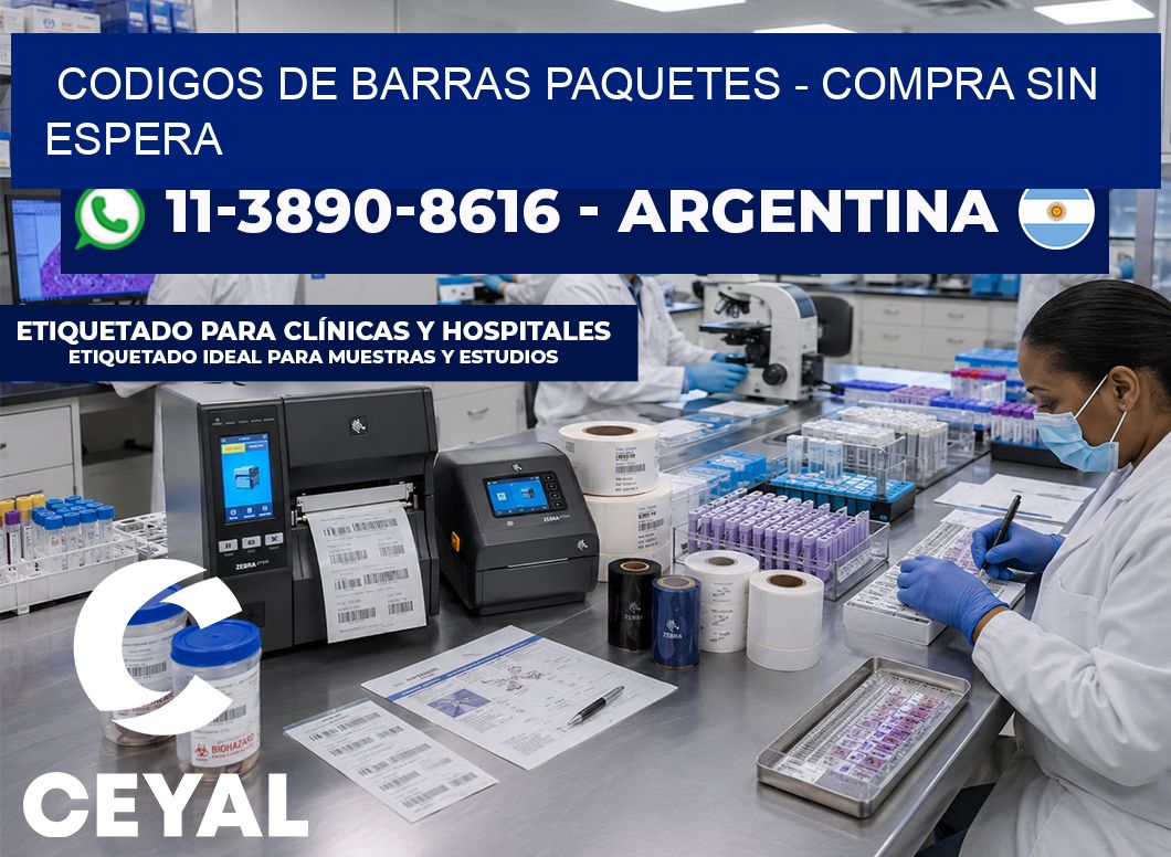 codigos de barras paquetes – Compra sin espera