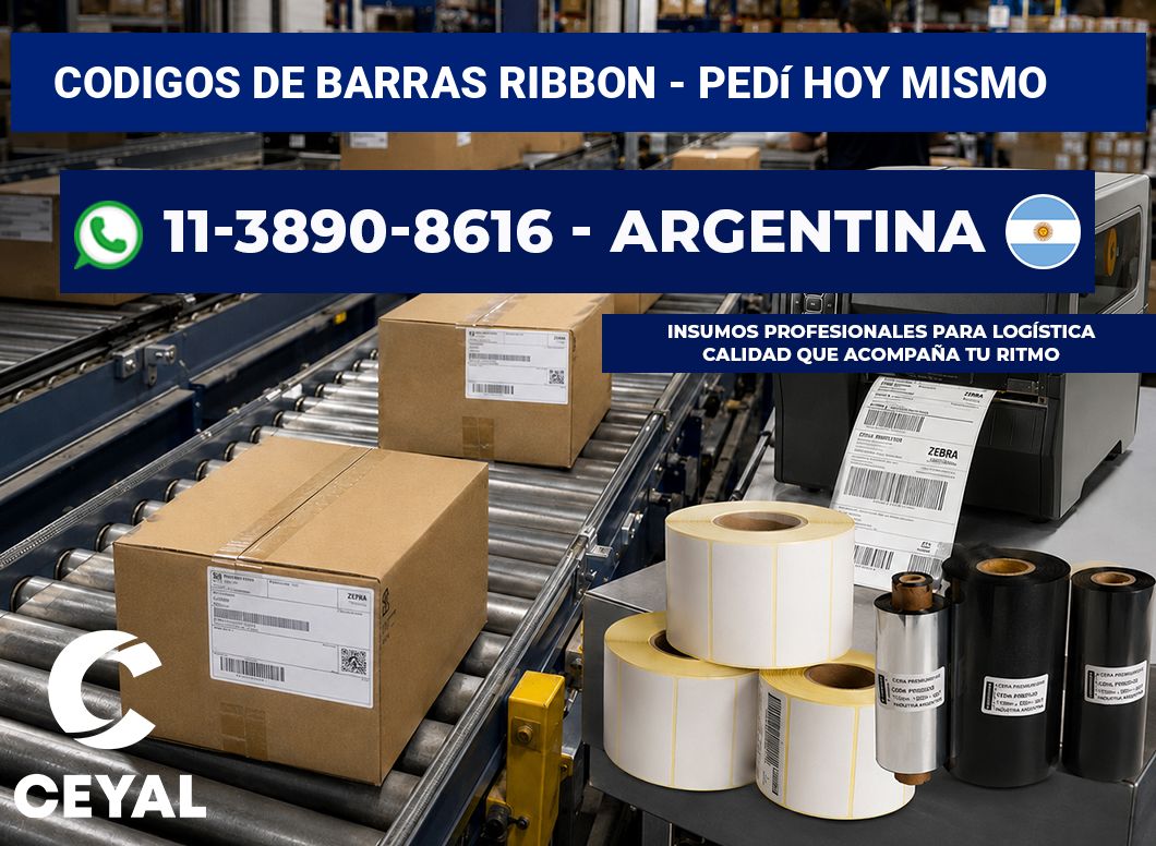 codigos de barras ribbon – Pedí hoy mismo