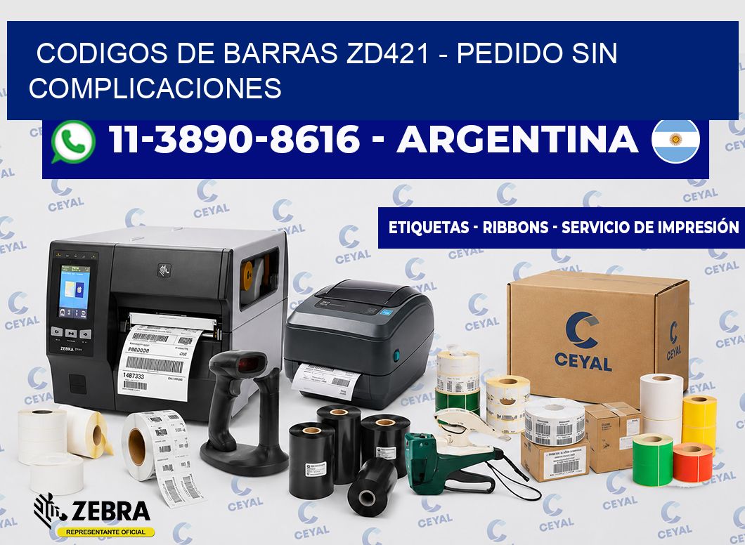 codigos de barras zd421 – Pedido sin complicaciones