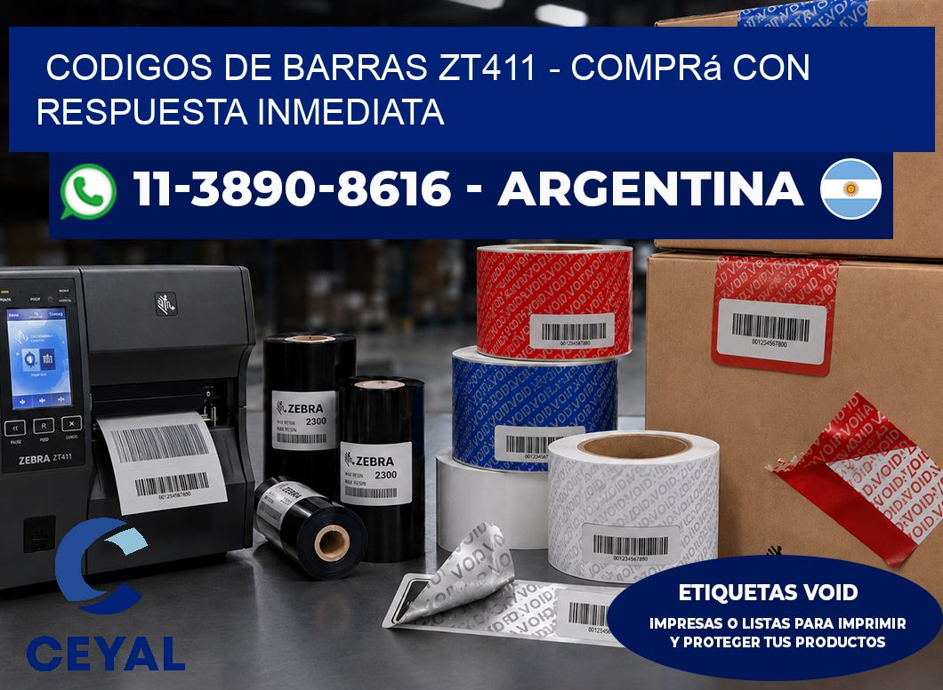 codigos de barras zt411 - Comprá con respuesta inmediata
