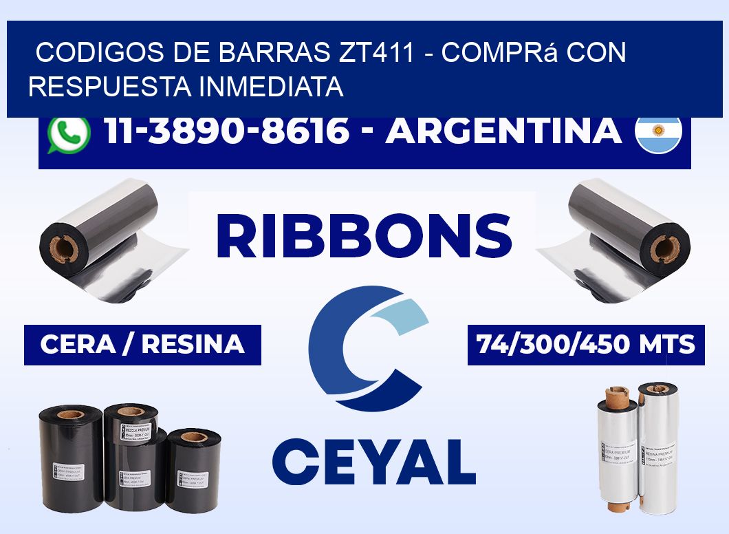 codigos de barras zt411 - Comprá con respuesta inmediata