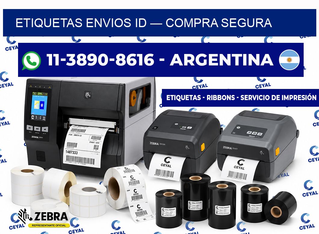 etiquetas envios id — Compra segura