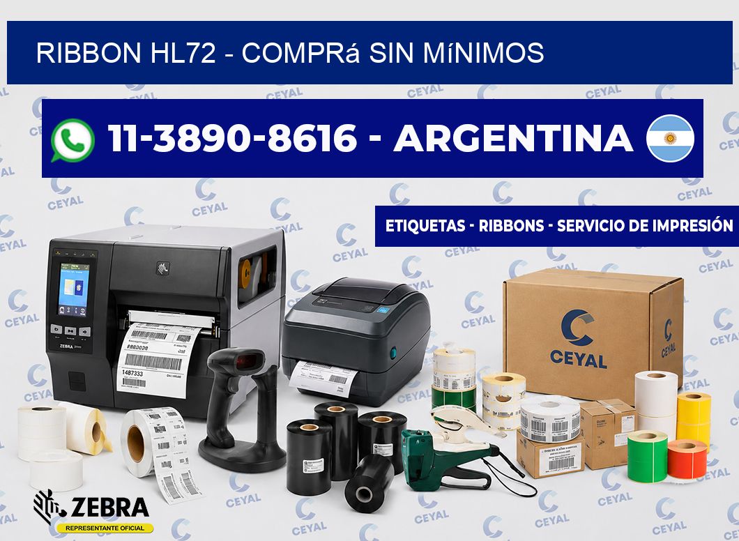 ribbon hl72 - Comprá sin mínimos