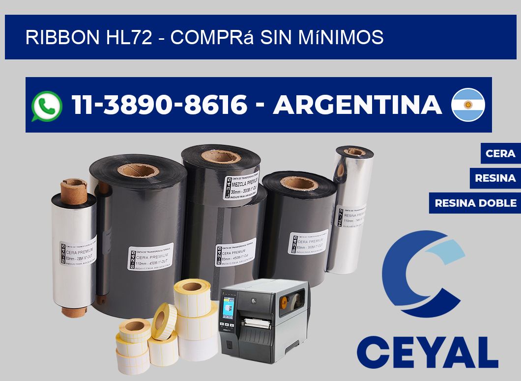 ribbon hl72 - Comprá sin mínimos
