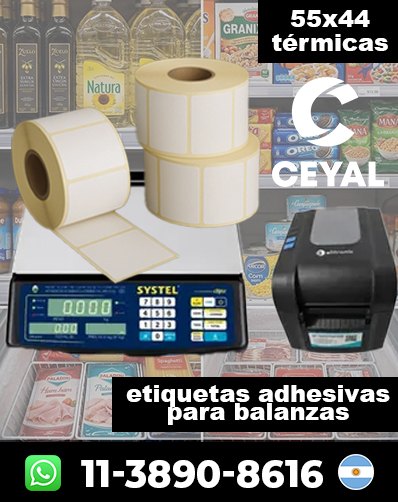 ADHESIVOS PARA BALANZAS – Comprá hoy