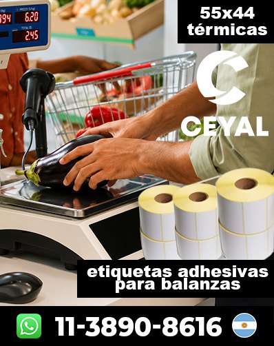 ETIQUETAS ROLLO BALANZA – Comprá con entrega urgente