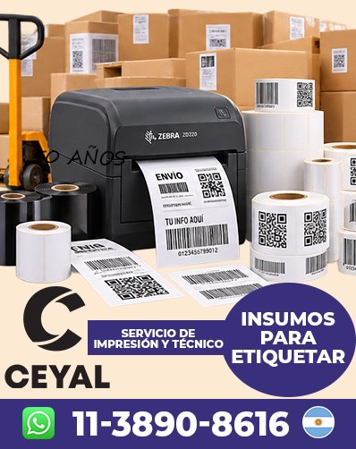 ETIQUETAS TERMICAS EN ROLLO CON RIBBON - Consultá tus insumos