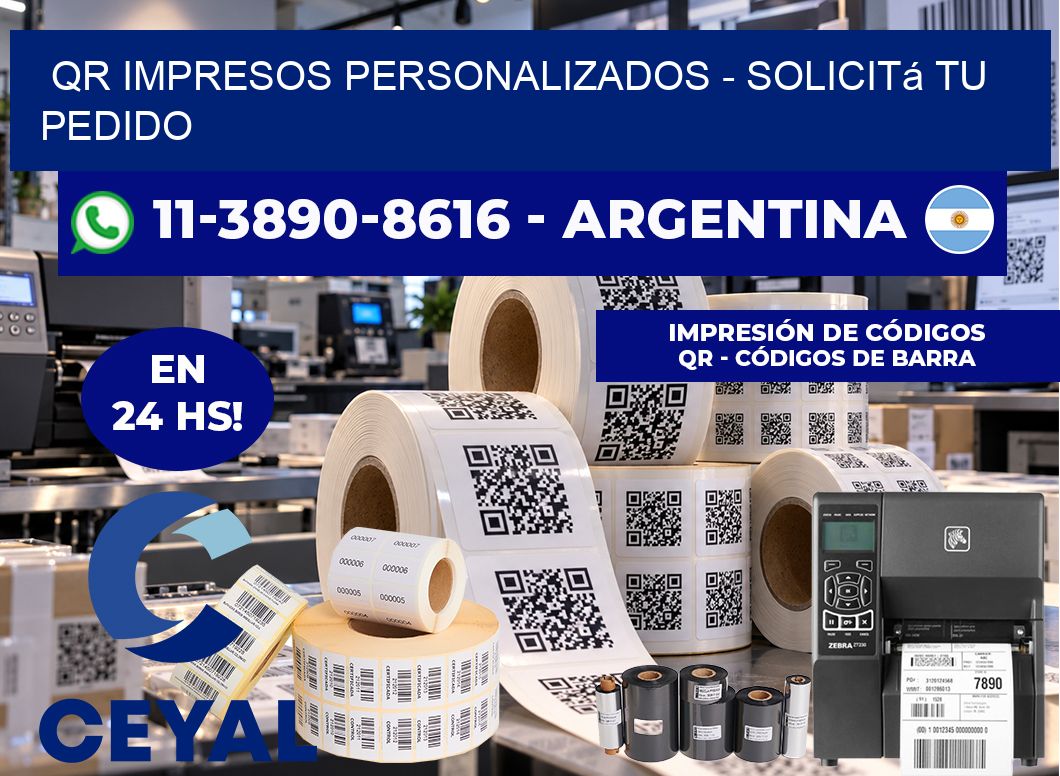 QR Impresos Personalizados - Solicitá tu pedido