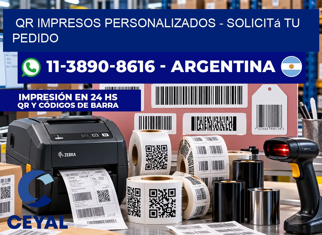QR Impresos Personalizados - Solicitá tu pedido