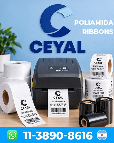 etiquetas ribbon resina - Pedido en el día