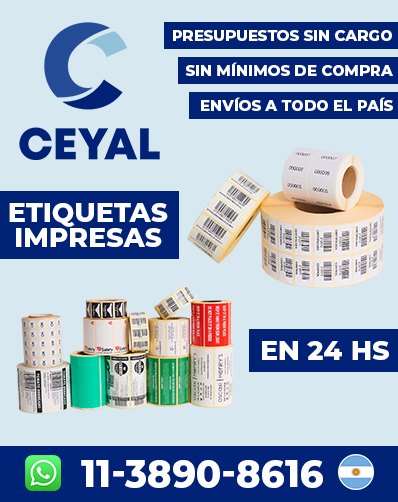 etiquetas termicas en rollo - Actuá rápido y comprá